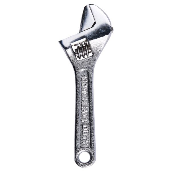 100mm (4")Adjustable wrench with 15mm (1/2") jaw opening