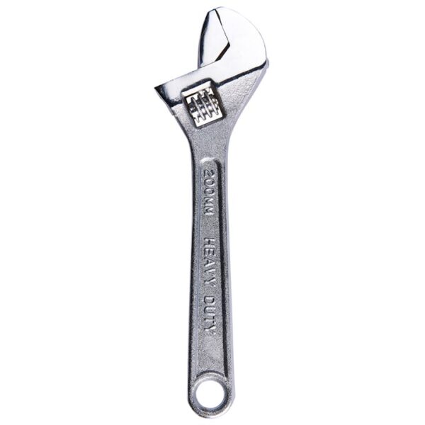 200mm (8") Adjustable wrench with 24mm (1") jaw opening