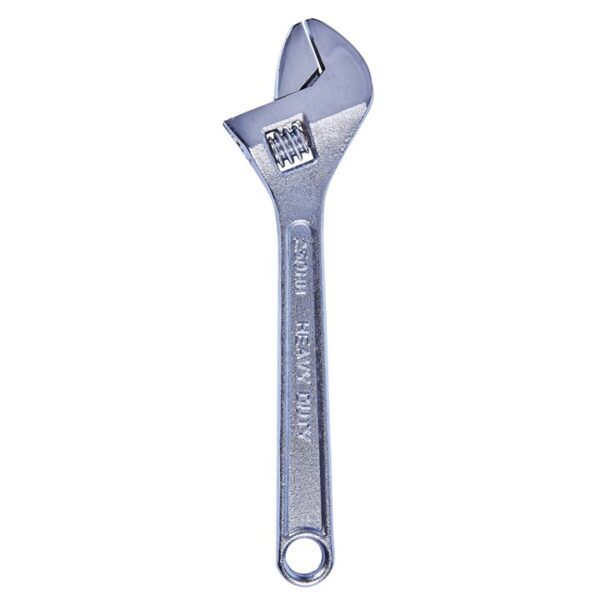 250mm (10") Adjustable wrench with 30mm (1") jaw opening