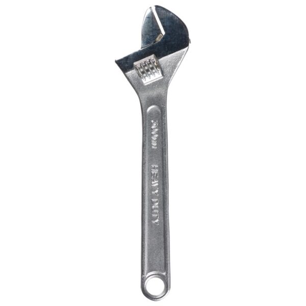 300mm (12") Adjustable wrench with 34mm (1.3") jaw opening