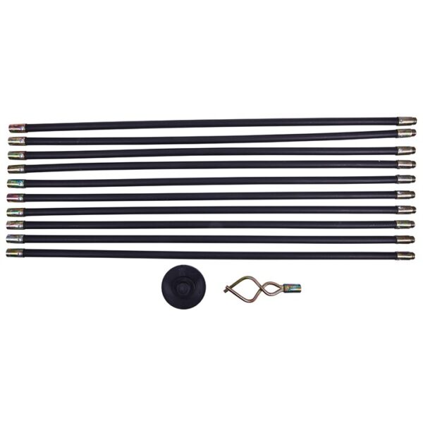 12 Piece drain rod set