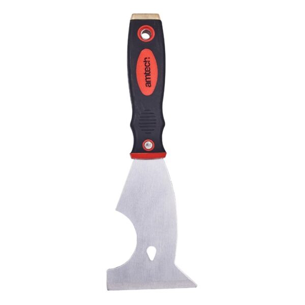 6-in-1 scraper with soft grip handle