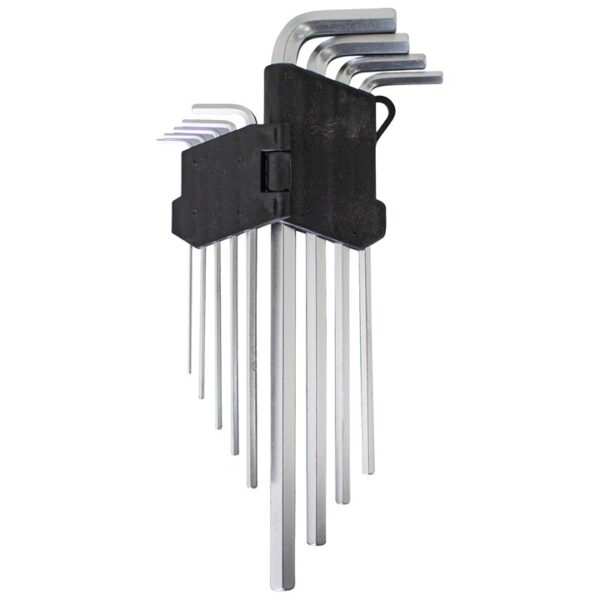 9 Piece extra-long metric hex key set