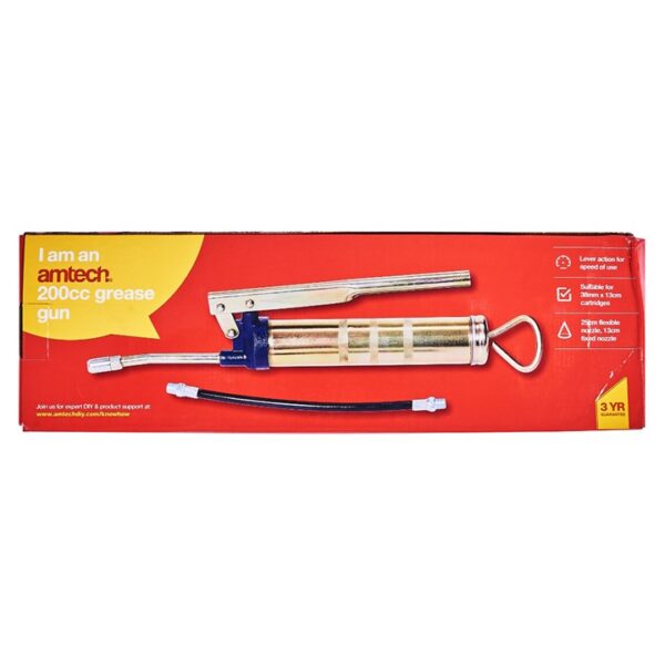 200cc (0.35 pint) grease gun