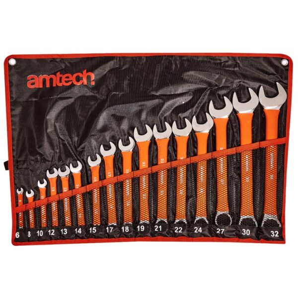 16 piece combination spanner set