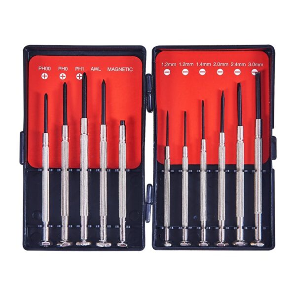 11 Piece precision screwdriver set