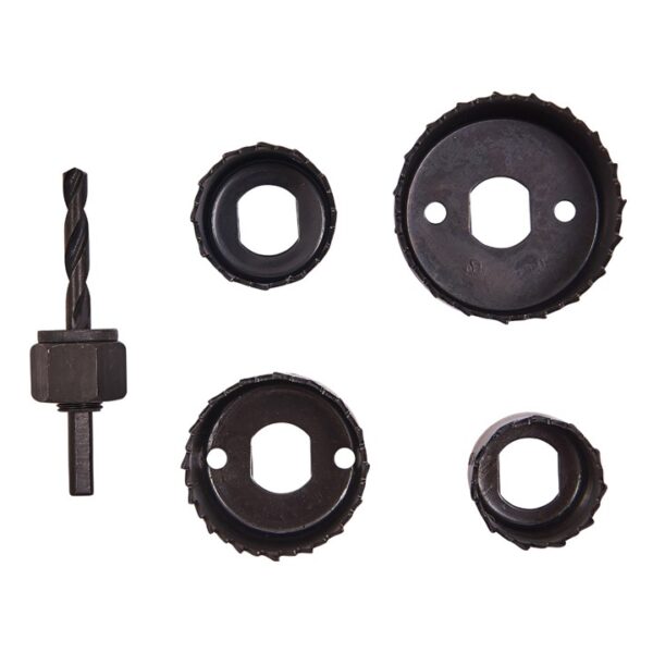 5 Piece circular hole saw set