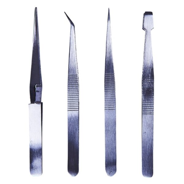 4 Piece tweezer set