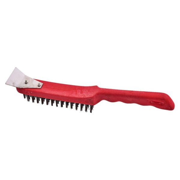 Wire brush and scraper