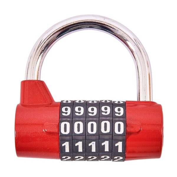 5 Digit zinc combination padlock