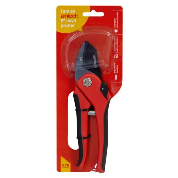 Ratchet anvil secateurs