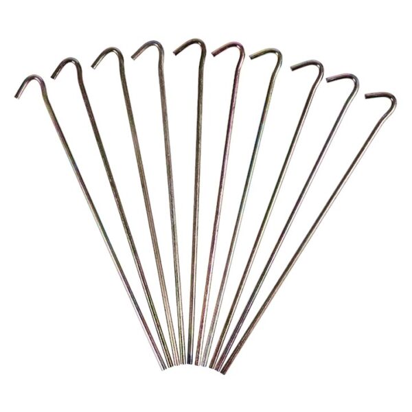 Metal garden pegs - 10 pack