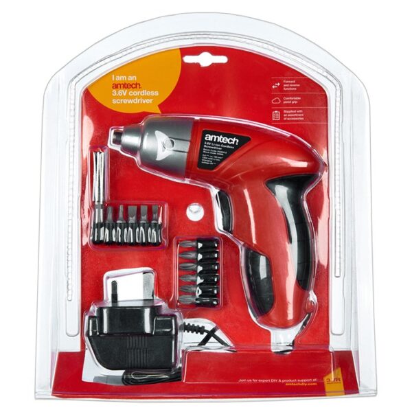 3.6V Cordless Lithium Screwdriver Kit