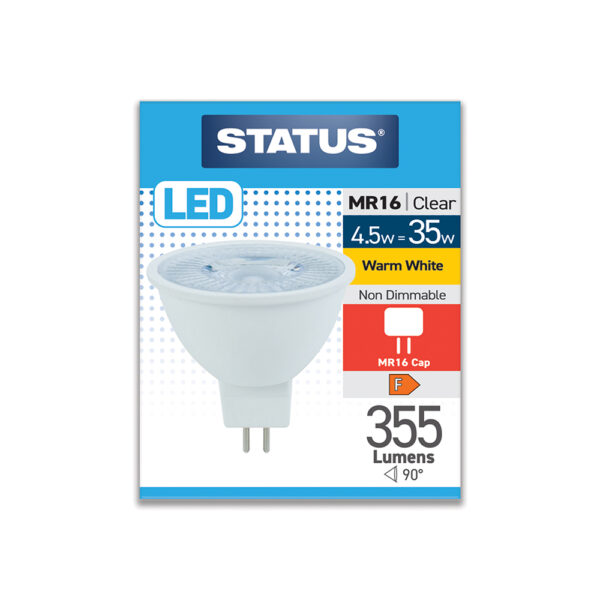 MR16 LED Bulb 4.5W 38 Degree Warm White