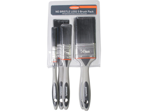 No Bristle Loss Paintbrush Set x 5