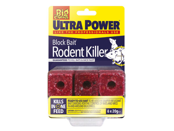 Ultra Power Block Bait Station Refill x 6