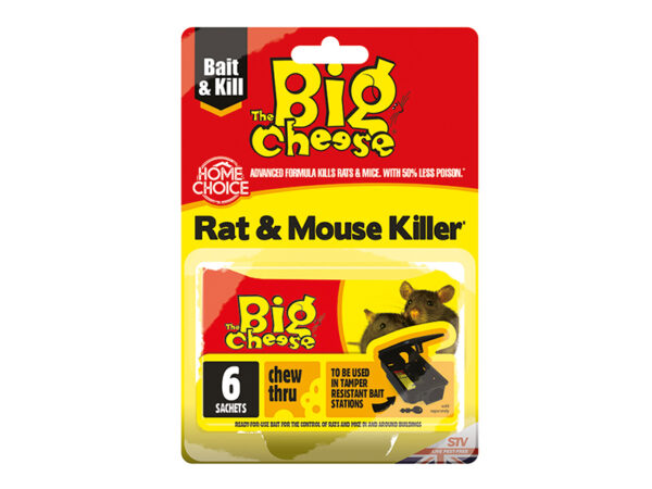 Mouse & Rat Killer Grain 6 x 25g STV244