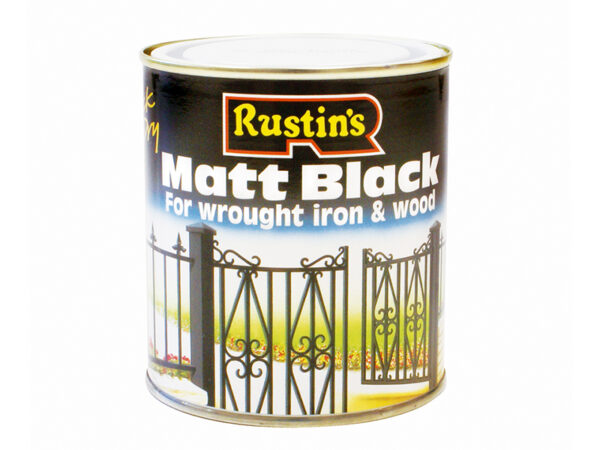 Quick Dry Matt Paint Black 250ml