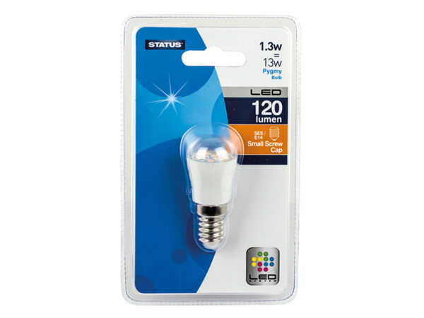 Pygmy/Fridge LED 1.5W 120 Lumen Clear Small Edison Screw