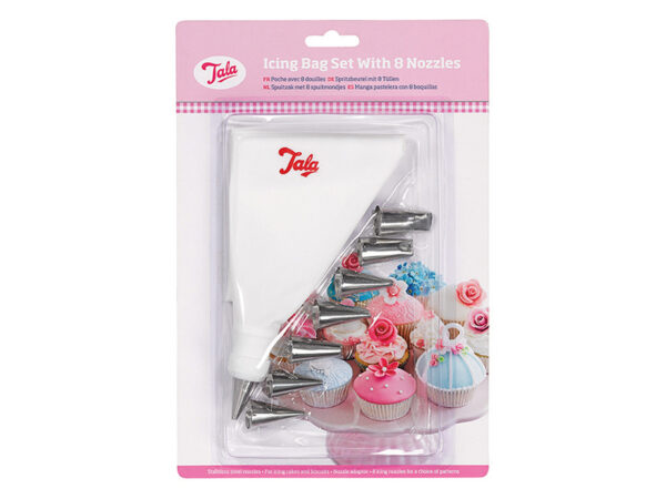 Icing Bag Set with 8 Nozzles