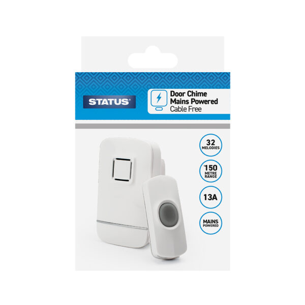 Door Chime Plug In White